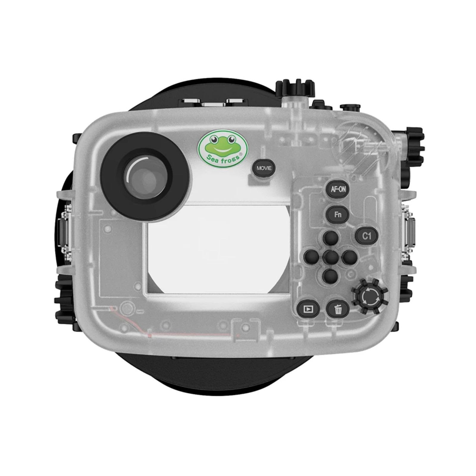 Seafrogs Carcasa Subacuática para Sony A6700 con Puerto De Cúpula Wa005F, [40M/130Ft] Carcasa De Buceo Impermeable para Sony Ilce-6700 con E 18-105 Mm F4, 28-60 Mm F4-5.6