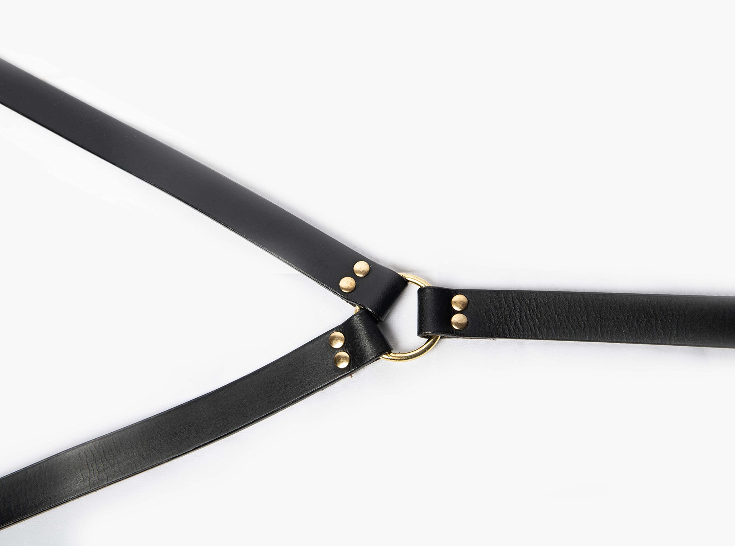 Hulara Bretelles en Cuir Hommes/Femmes Dos Réglable Y Design Bretelles Habillées pour Marié/Mariage/Cadeau Bretelles pour Hommes avec Clips Robustes Bretelles Noires