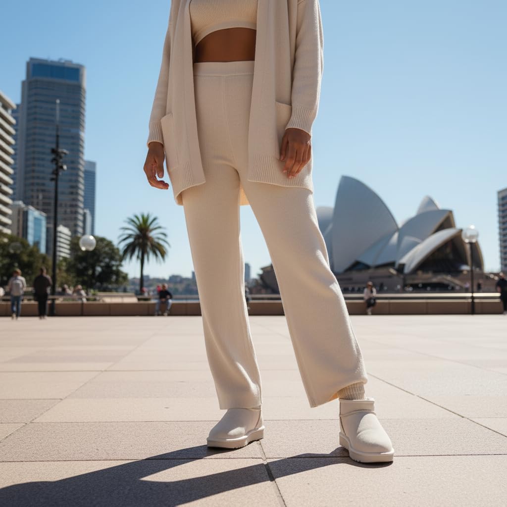 CUSHIONAIRE Hip-3 Genuine Suede Leather Ankle Boots for Women – Pull On Cozy Faux Fur Boots Womens Shoes with Comfortable Memory Foam - Image 6