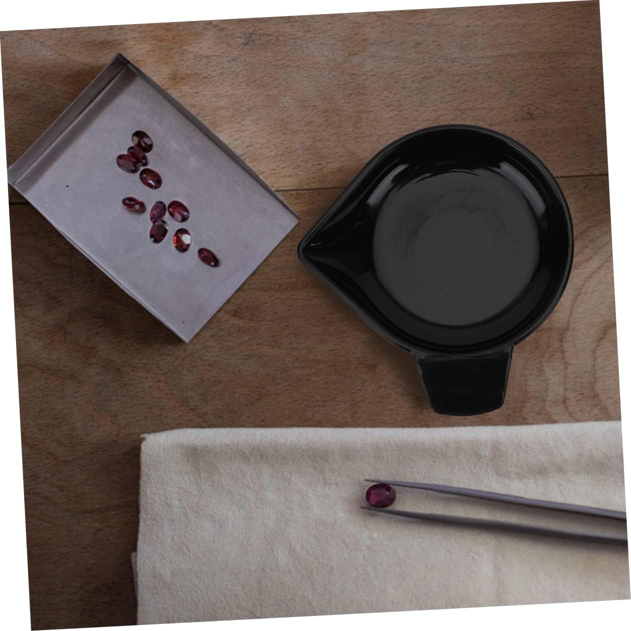 LALAFINA 50pcs Scale Grams Digital Scale Bowl Plastic Weighing Tray Gems Powder Pans Electronic Trays