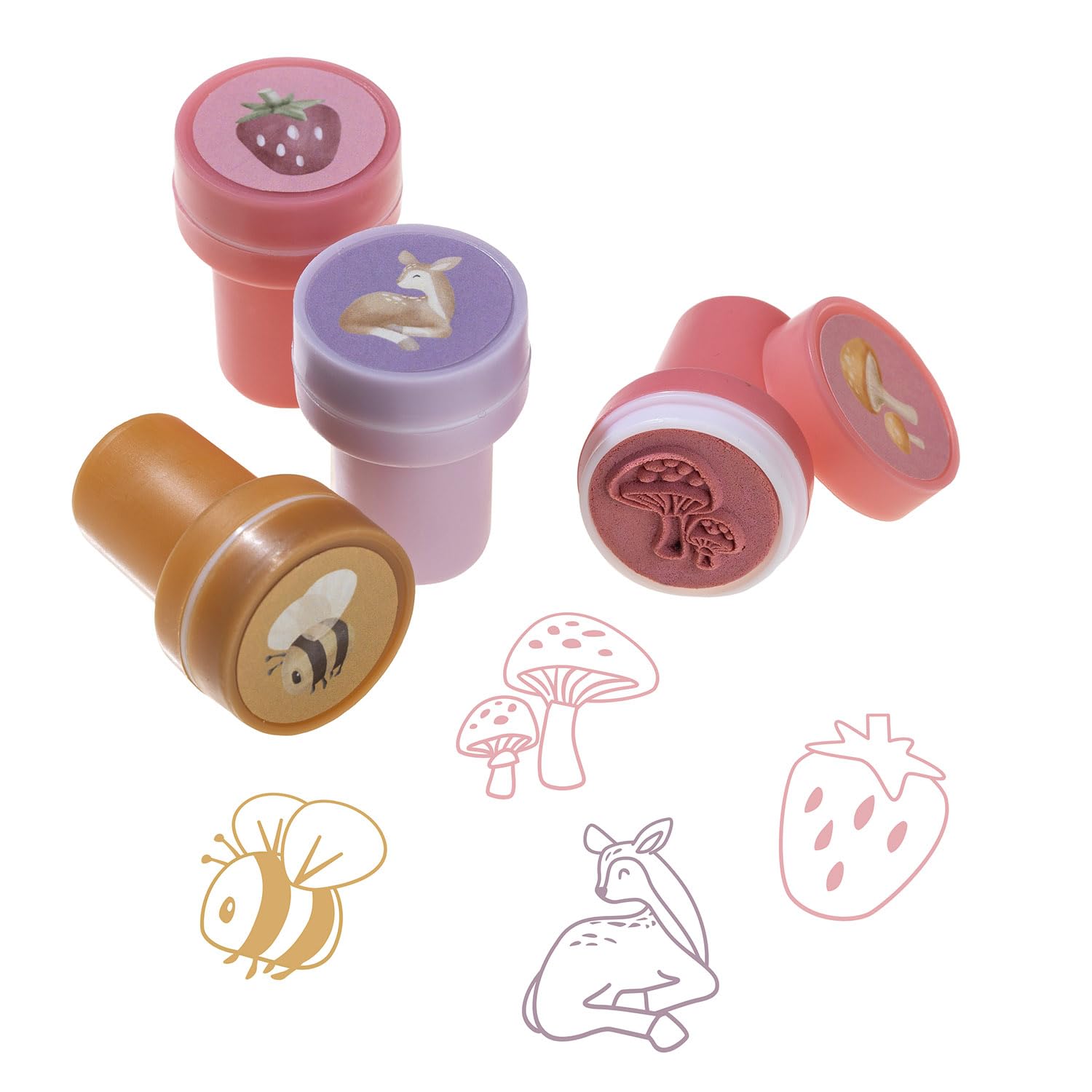 Little Dutch 126015 Juego de sellos - Fairy Garden