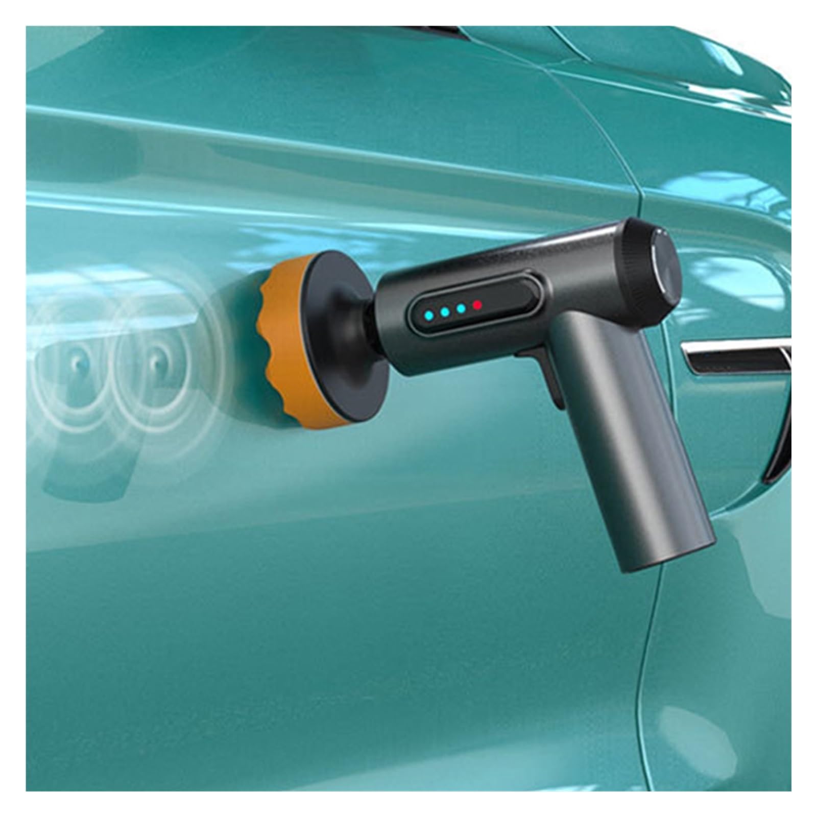 Pulidora de Coche inalámbrica Pulidora de Coche inalámbrica de 2000 RPM Pulidora de Coche eléctrica Herramienta de Cera para Pulido 4000 mAh Máquina de Encerado para Puli