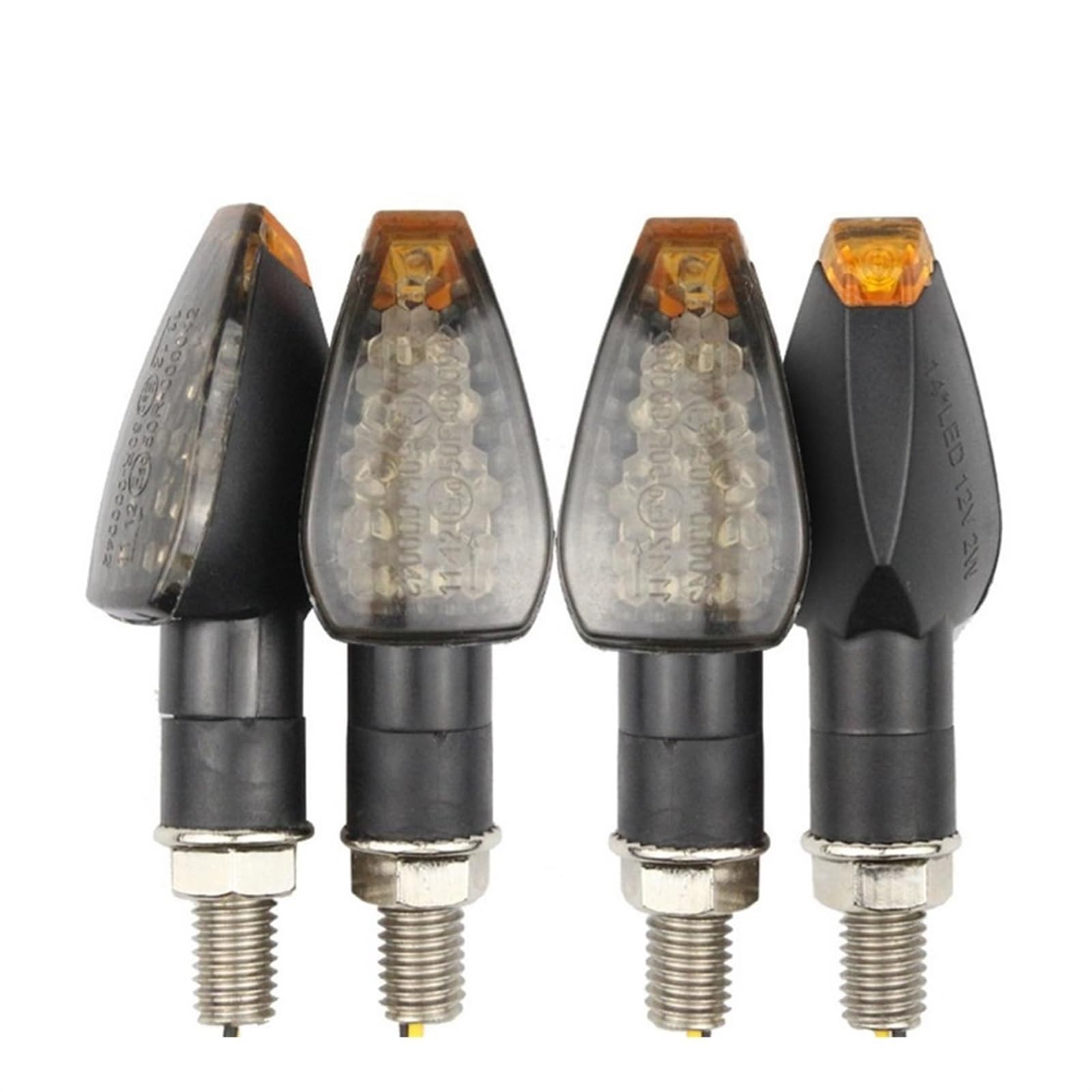 Intermitentes moto LED delanteros para solucionar fallos de luz de giro 12V 8