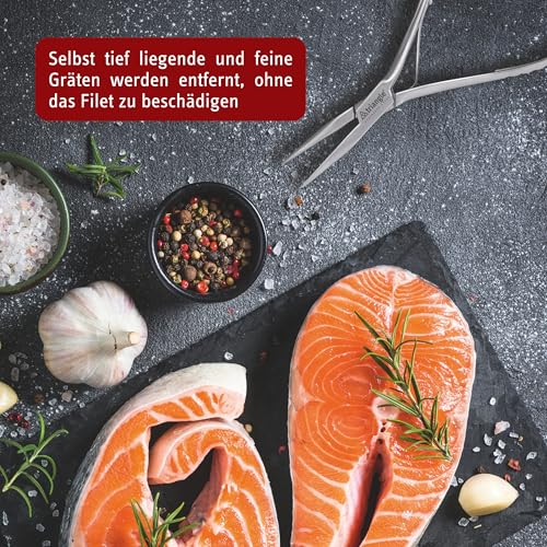 Foto von triangle Grätenzange aus Edelstahl – Fischgrätenpinzette, 16,5 cm