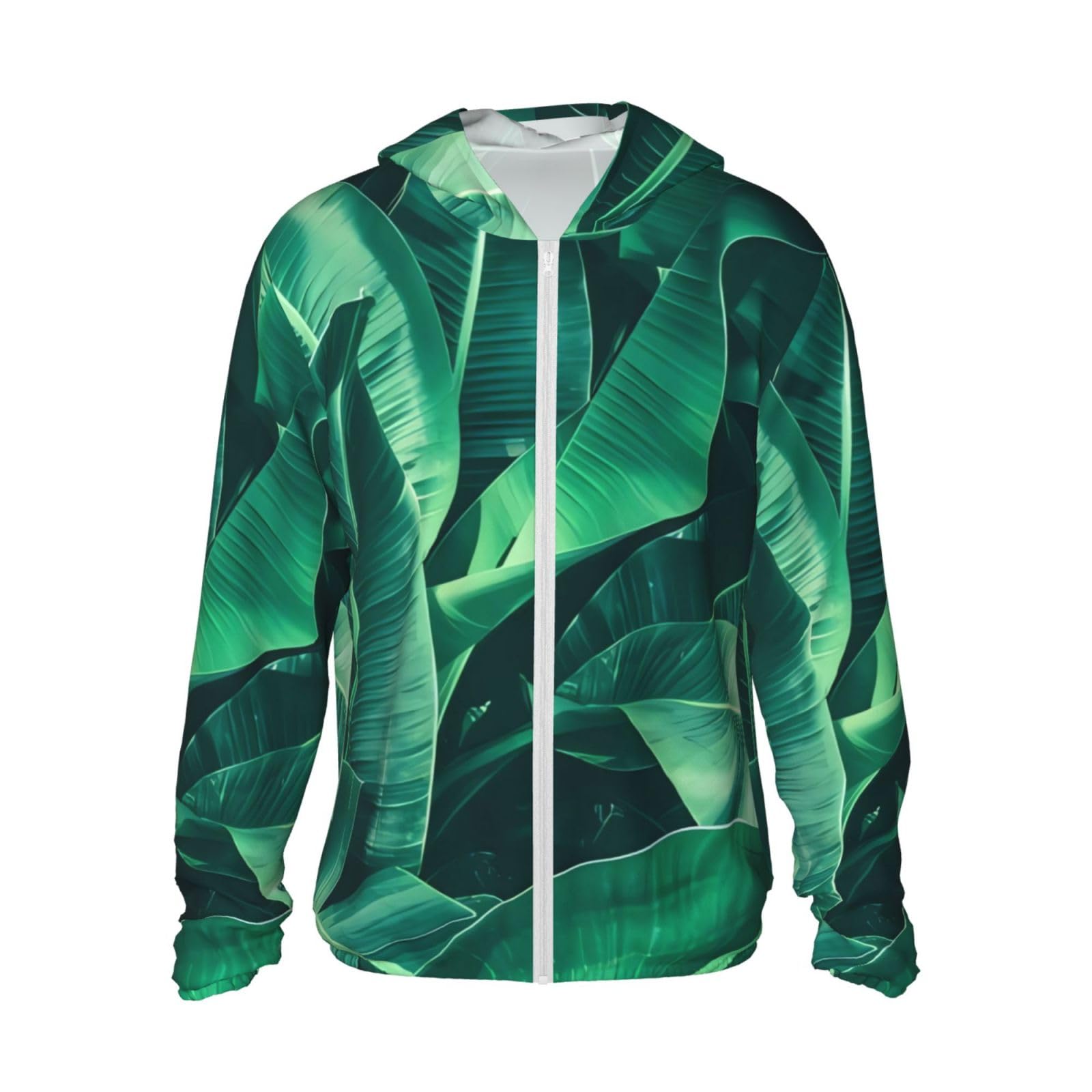 Veste à capuche tropicale pour vos soirées d'été et vos sorties décontractées en ville - 8