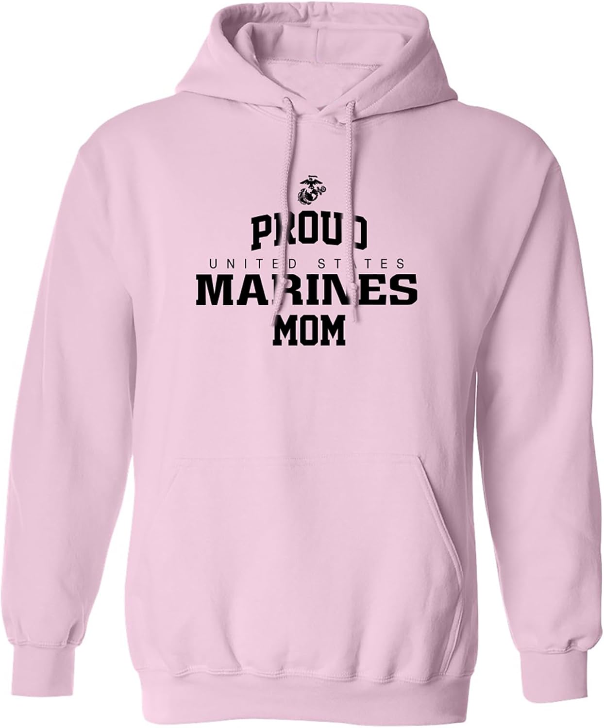 zerogravitee Proud Marines MOM Adult Hooded Sweatshirt