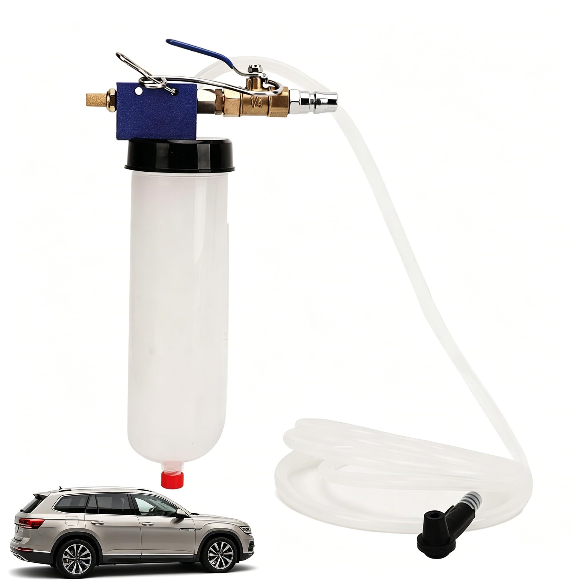 Estrattore Universale Per Liquido Dei Freni, Strumento Di Spurgo Per Spurgo Liquido Freni E Frizione Ad Alta Efficienza A Cambio Rapido Liquido Freno Scaricato Bleeder Tool Kit Per Auto Moto