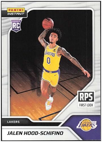 JALEN HOOD-SCHIFINO RC 2023-24 Panini Instant RPS First Look ROOKIE 305#RPS-16 Lakers NM+-MT+ NBA Basketball