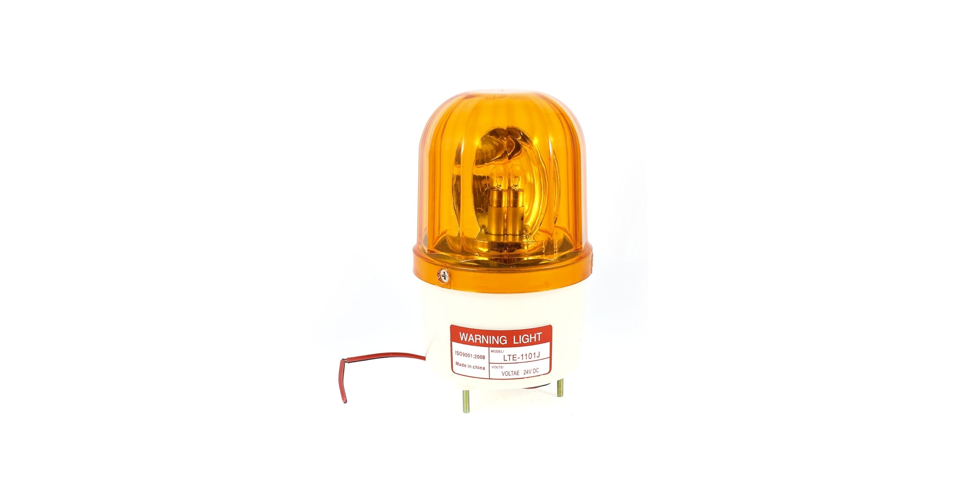 uxcell Industrial DC24V Flash Siren Emergency Rotary Warning