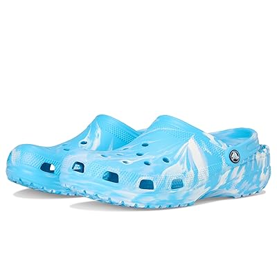 Crocs Classic Marbled Tie Dye Clog Clog Shoes Tinted Glass/Multi
