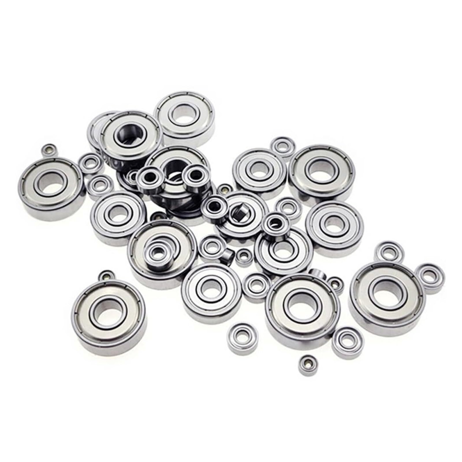 10 sztuk 420/440C łożyska kulkowe ze stali nierdzewnej gumowe uszczelnione metalowe ekranowane promieniowe S603 S604 S605 S606 S607 S608 ZZ łożyska kulkowe zwykłe