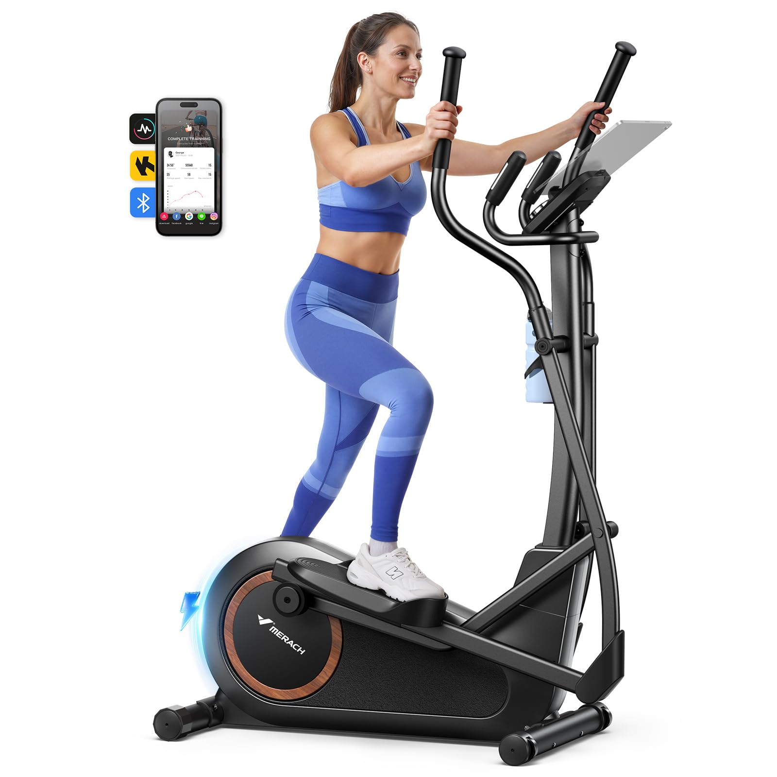 MERACH Selbstbetriebener Crosstrainer für Zuhause