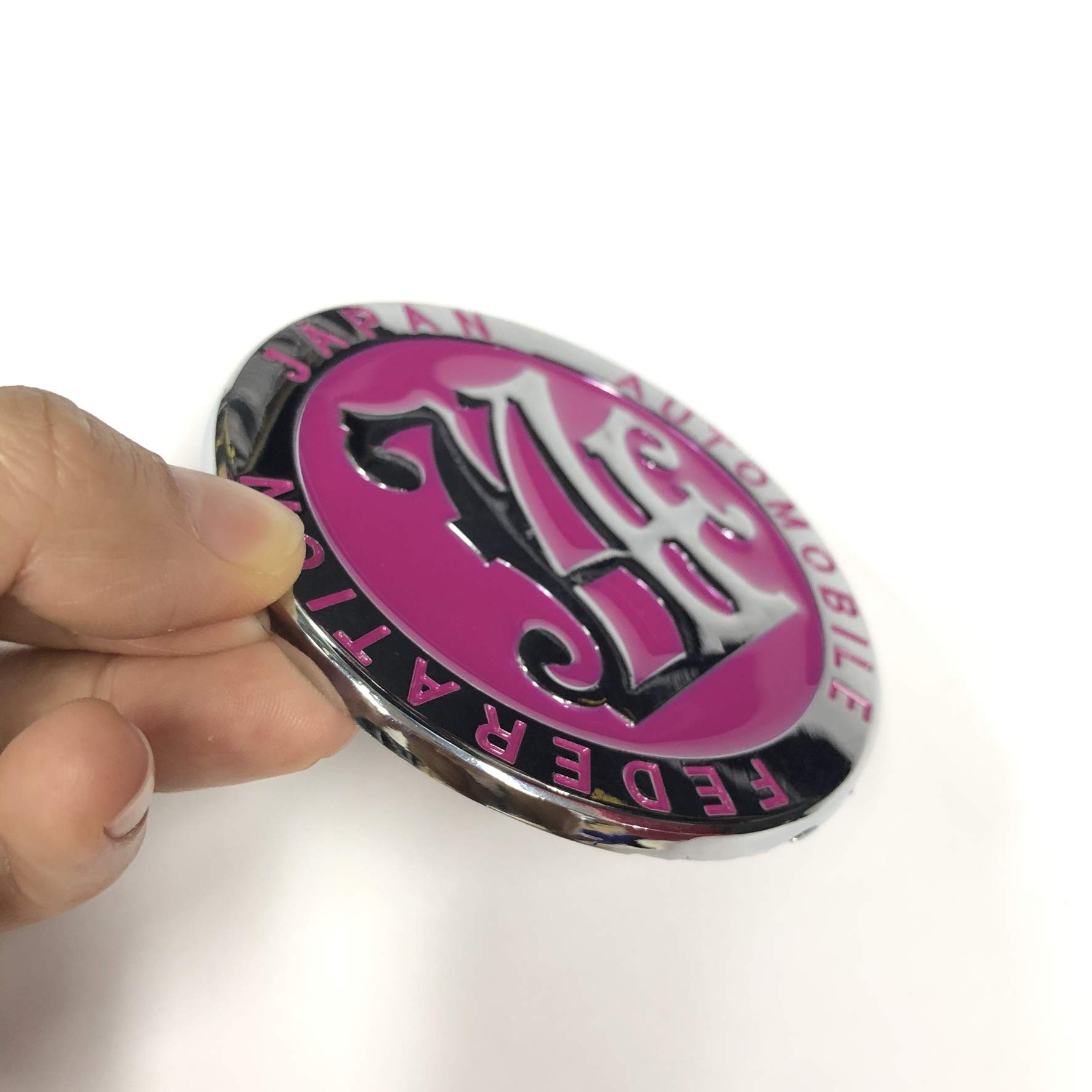 Amazon.com: PINK Japan Automobile Federation JDM JAF METAL Emblem