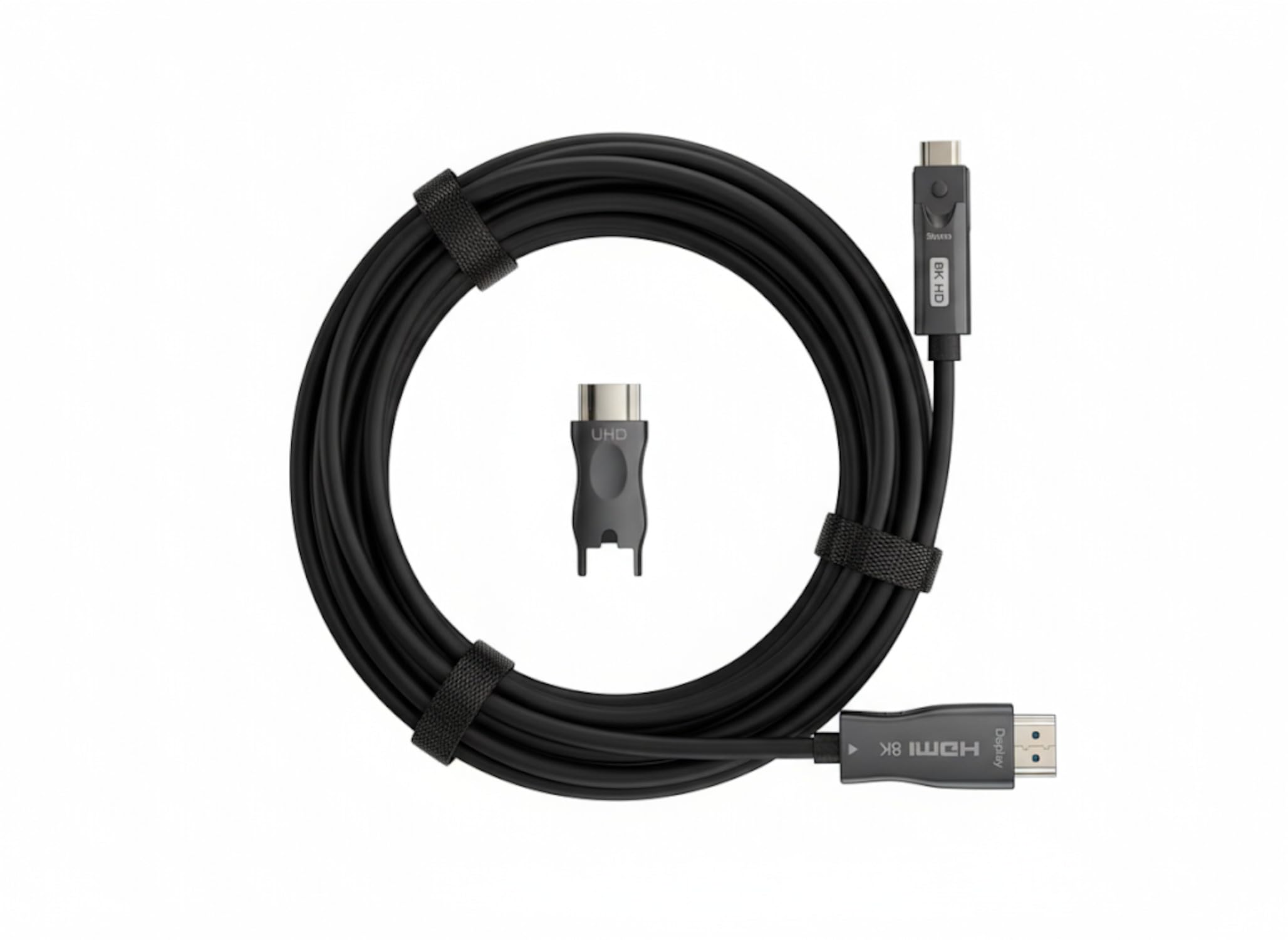 AV:Link - Cavo HDMI in fibra ottica ultra HD 8K, 5 m, ad alta velocità, 48 Gbps, con spina micro HDMI rimovibile, per TV, proiettore e videogiochi, per home cinema e piccoli dispositivi