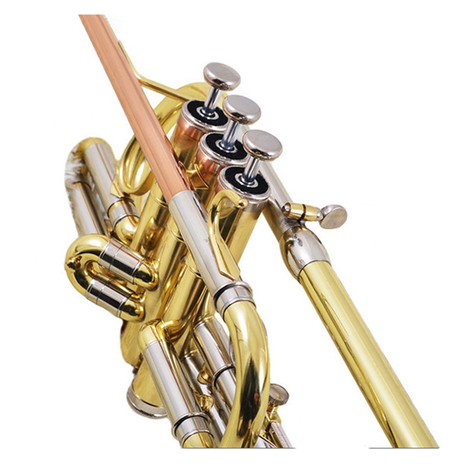 trąbka instrument Trąbka B-dur z mosiądzu zachodniego z pełną powierzchnią fosforową dla początkujących uczniów i zespołów dla dorosłych