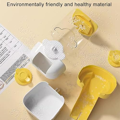 Miniatura 5 de Comederos automáticos colgantes para perros y gatos, comedero automático para conejos sin goteo, juego de cuencos de alimentación de jaula para