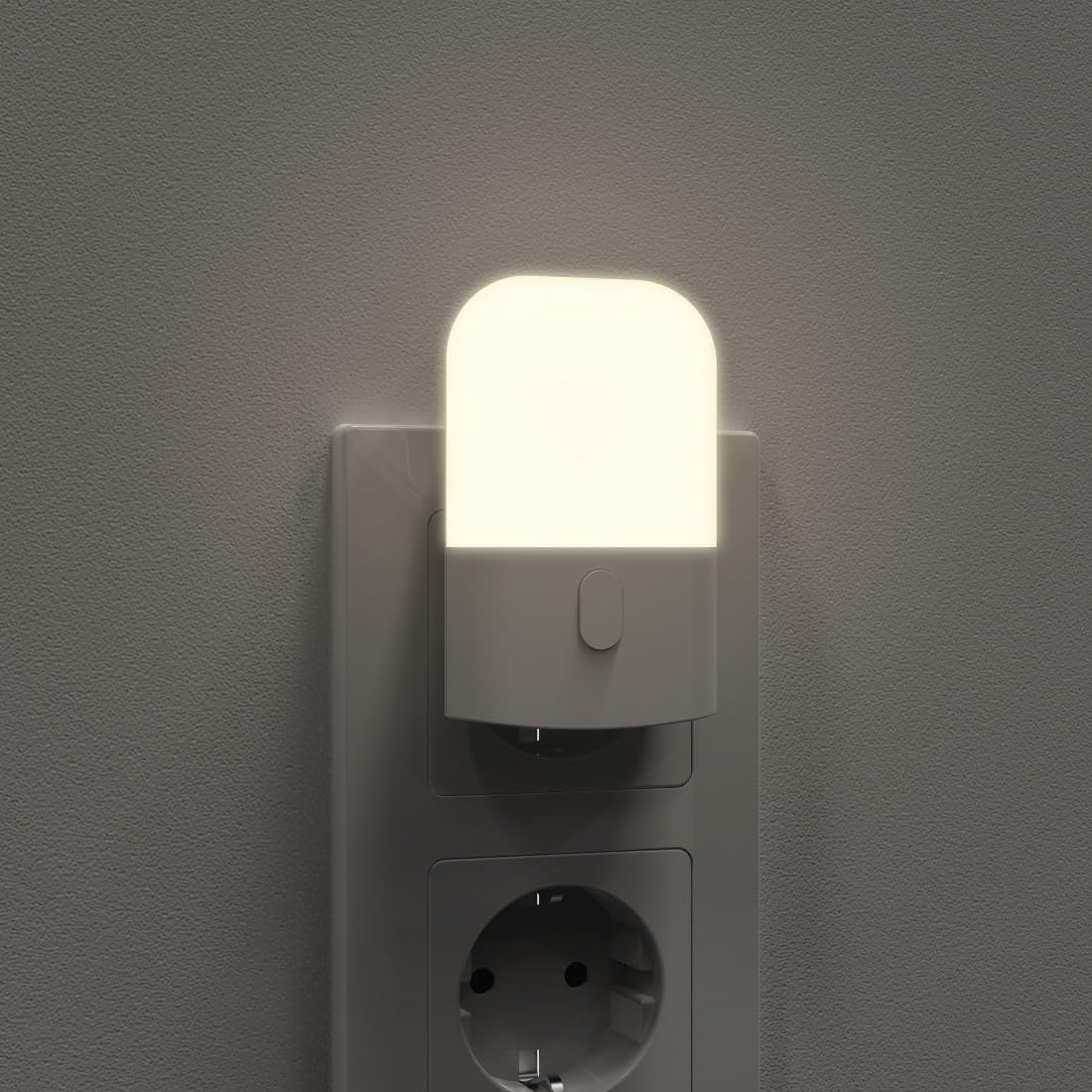 Hama Lampka Nocna LED 'Color' z Automatyczną Zmianą Kolorów RGB i Czujnikiem Zmierzchu, Idealna dla Dzieci, do Pokoju Dziecięcego i Salonu, Energooszczędna, Długa Żywotność