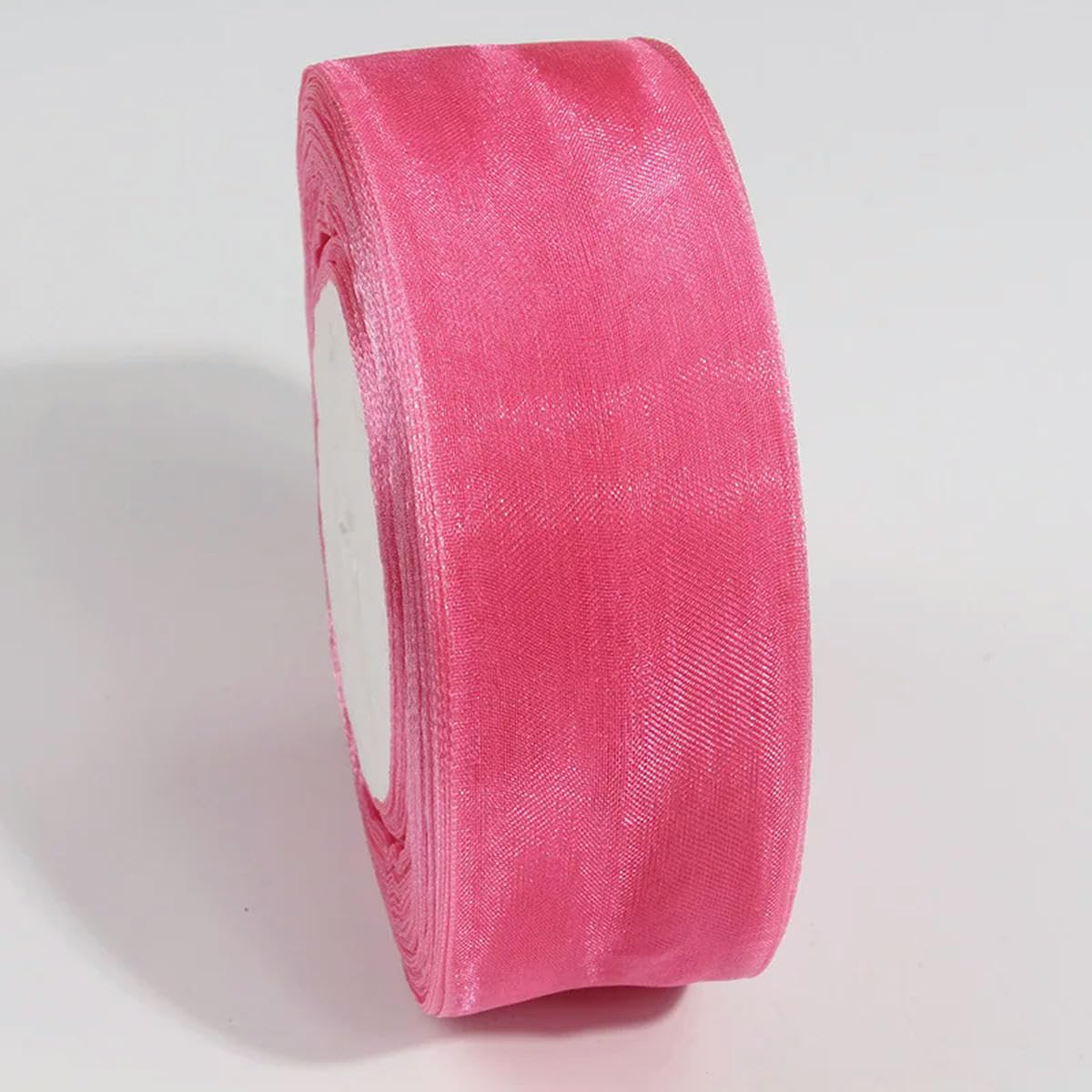 CIVIOOH 50 Yards Sheer Chiffon Ribbon Organza Satin Ribbons for Gift Wrapping Wedding Decoration Bouquets Party DIY Crafts