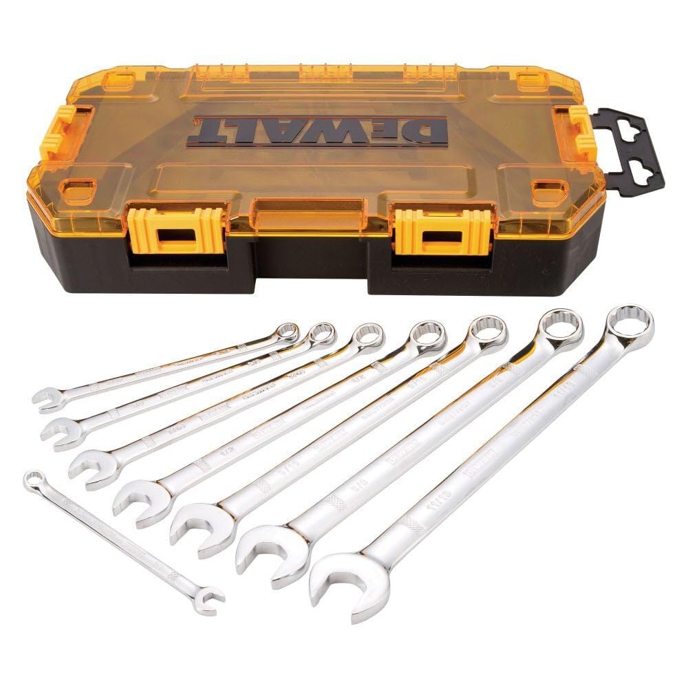 DEWALT Wrench Set, SAE Combination, 8 Piece (DWMT73809), One Size