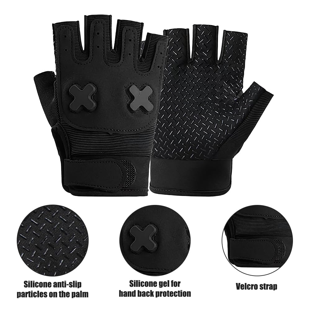 Guantes Bici Niño, Antideslizante, Transpirable, Guantes Ciclismo, para Niñas y Niños Edad 8-12, para Montar a Caballo, Andar en Bicicleta, Patinar y Andar en Patinete