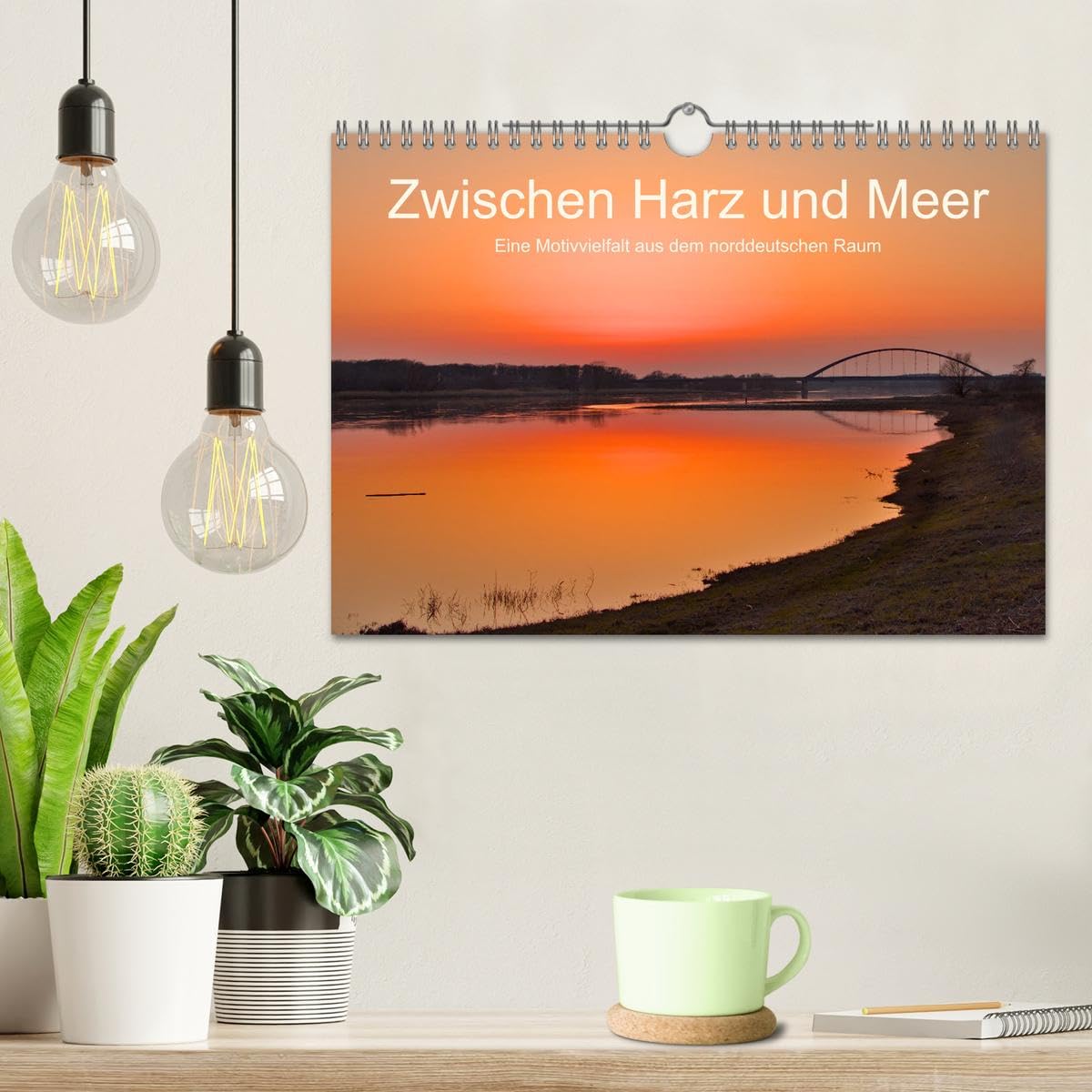 Zwischen Harz und Meer (Wandkalender 2026 DIN A4 quer), CALVENDO Monatskalender: So vielfältig ist Deutschlands Norden