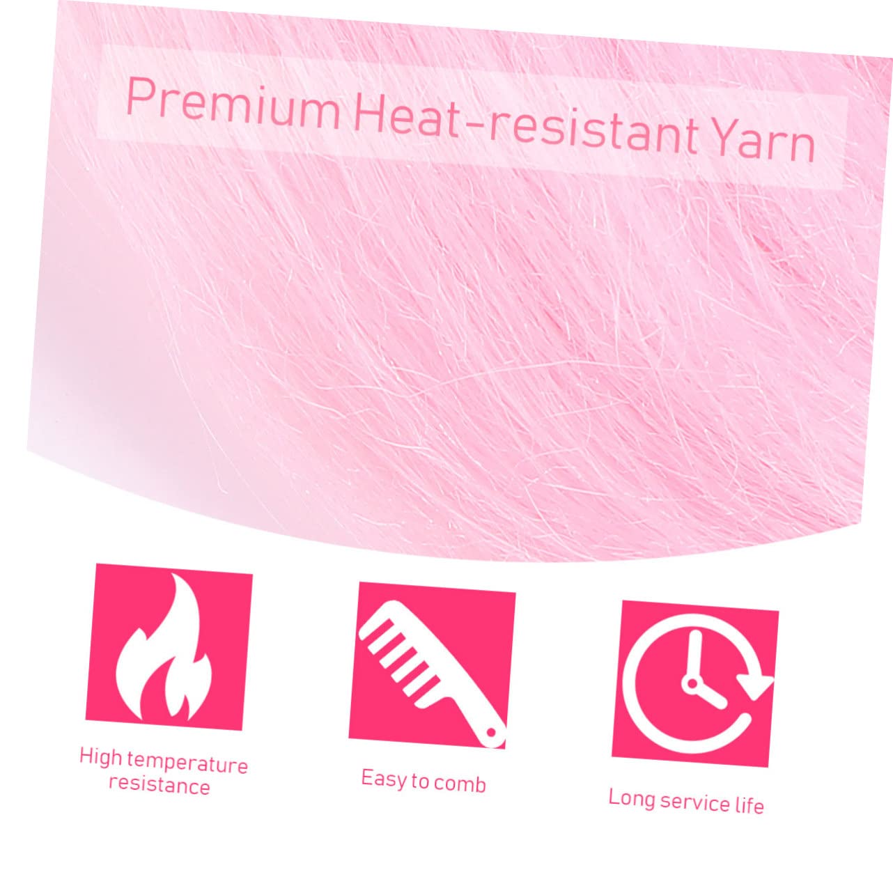 FRCOLOR 9 piezas de pelo trenzado con degradado teñido de pelo colorido peluca de ganchillo peluca con diadema pelucas teñidas coloridas gomas para el cabello pelucas para mujer pelucas niñas trenza