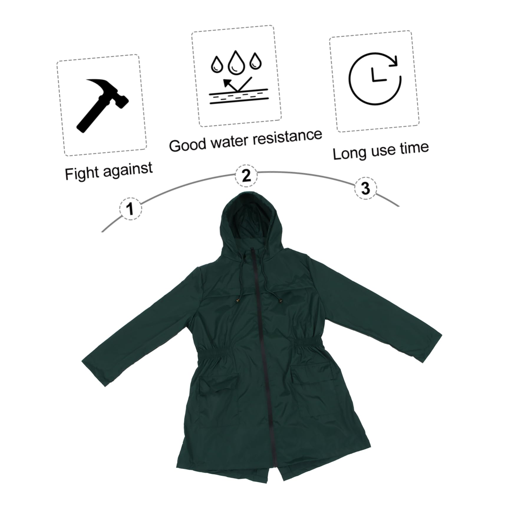 Ipetboom Tuta Alpinismo Cappotto Antivento Giacca Trekking Cappuccio Antipioggia