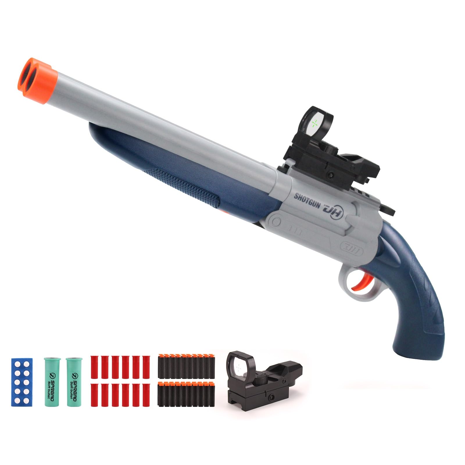 BIU BLASTER Double Barrel Foam Dart Blaster – Break-Action Shell