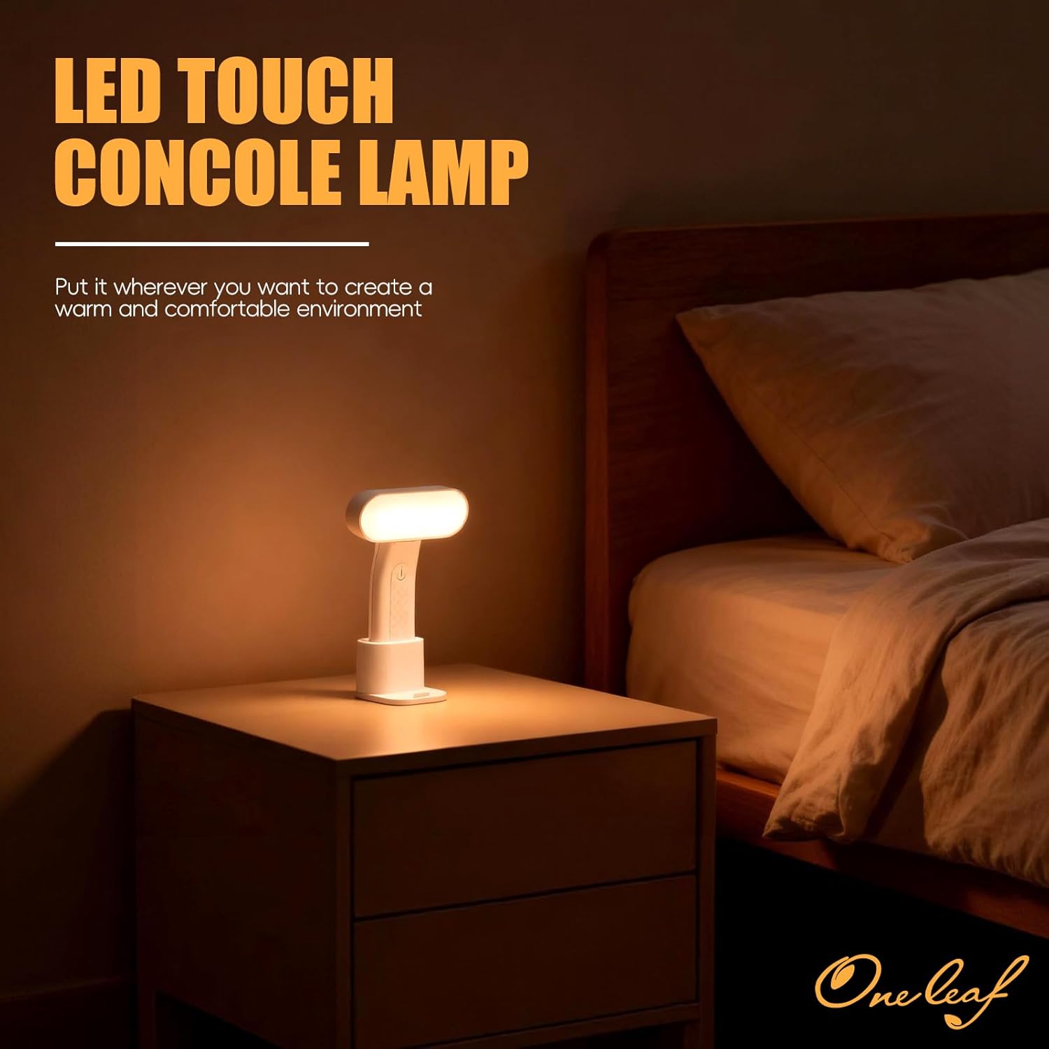 oneleaf EU AAA Grade Eye-Caring Desk Lamp, Stand 2-in-1 Dimmable LED Light (Oval) (Oval)
