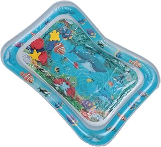 SAFIGLE 1 Peça Tapete De Água Para Bebês Flutuadores De Água Para Bebês Almofada Flutuante Para Bebês Tapete De Água Infantil Almofadas De Jogo Infláveis Almofada De Água Inflável Para