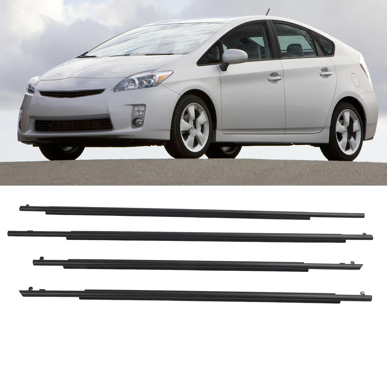 Guarnizione portiera auto Guarnizione Per Portiera Auto Guarnizione Finestrino Esterno 75710-47021 75730-47021 Per Toyota Per Prius 2010-2015
