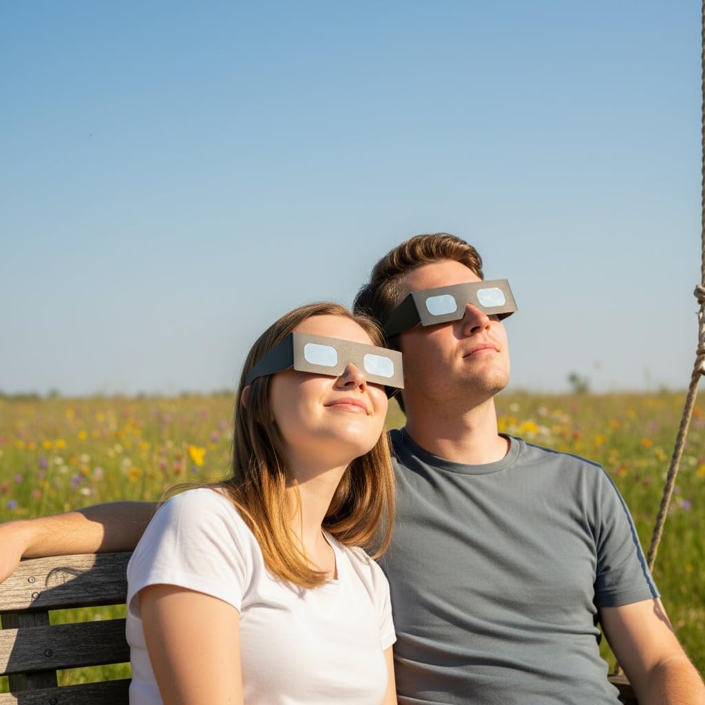 Absolute Eclipse Lunettes Orbiter Solar Eclipse en vrac - Testé ISO 12312-2 et certifié CE - Fabricant européen recommandé par AAS - Eclipse Europe 2026 - 4