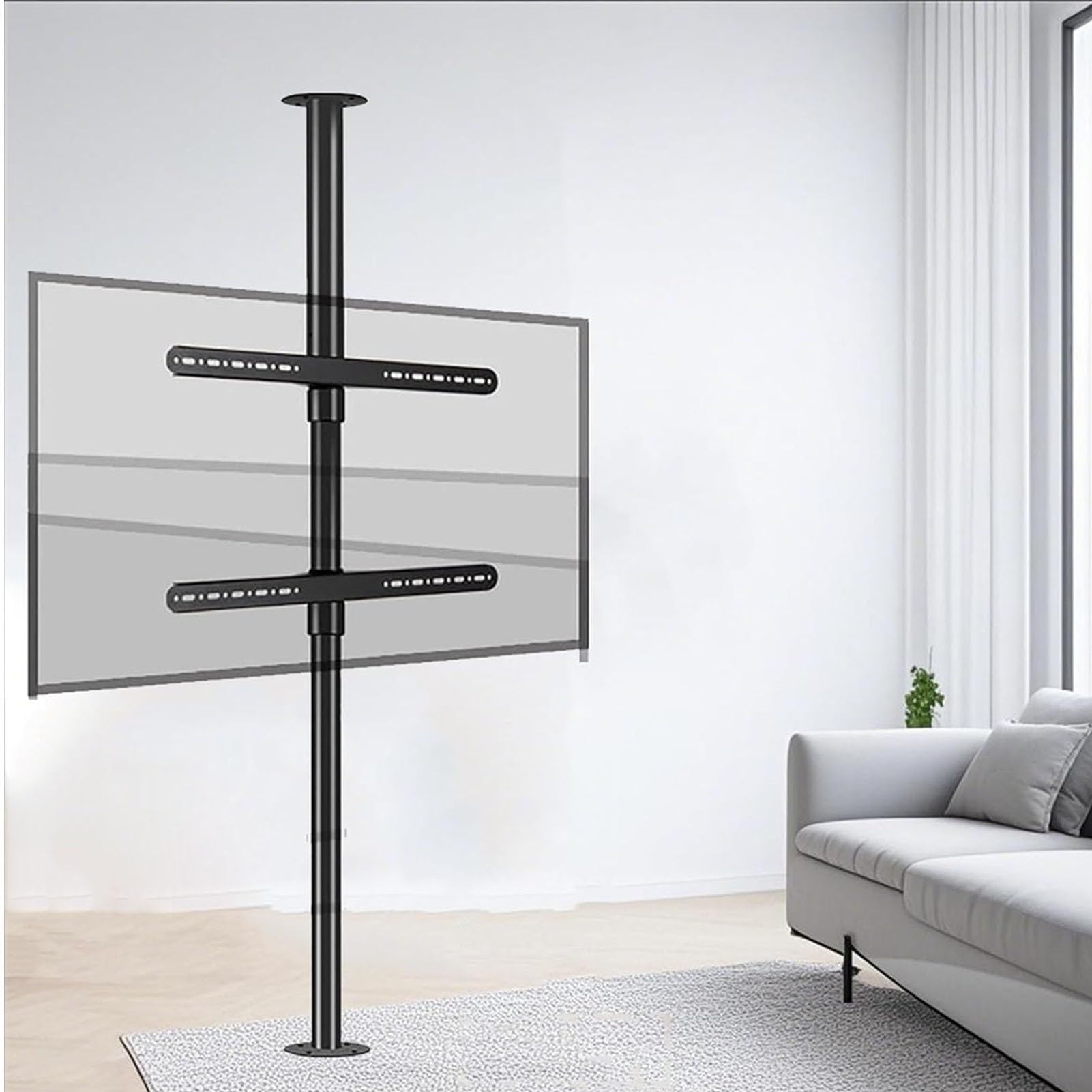 Support mural pour téléviseur orientable à grande extension de 2000 à 2950mm