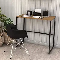 Escrivaninha Mesa Escritório para Notebook Home Office Estilo Industrial Delin Dicarlo