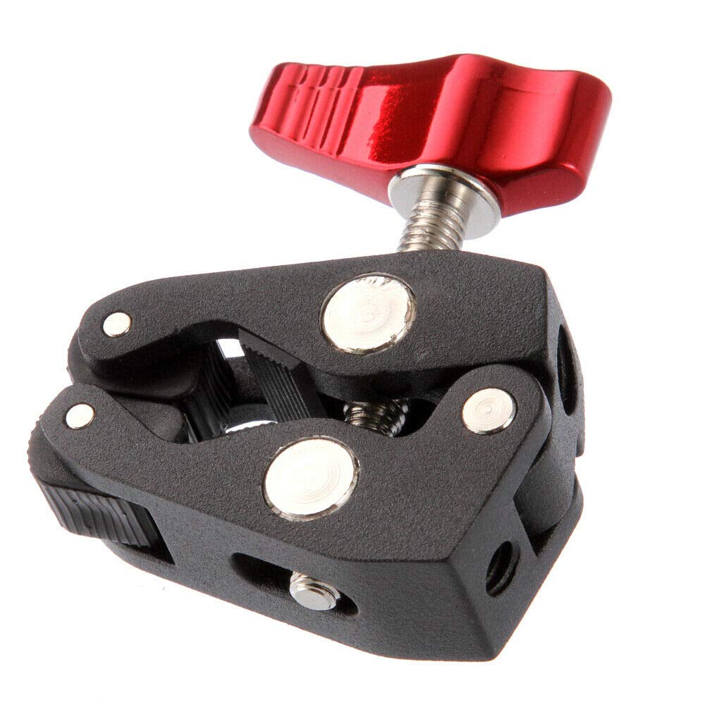 Andoer Super Clamp Tripod Clamp Crab Pliers Clip With 1/4 Inch & 3/8 Inch Screw Hole For DSLR Rig LCD Monitor Studio Light Camera Magic Arm, Orange - View #9