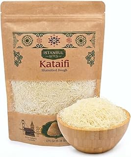 Premium Shredded Kataifi Dried Phyllo Dough | 170Gr. (0.38 lb) | Turkish Kadayif for Kunafa, Baklava & Viral Dubai Pistachio Chocolate Bar | Halal, Vegan, Dried And Chopped