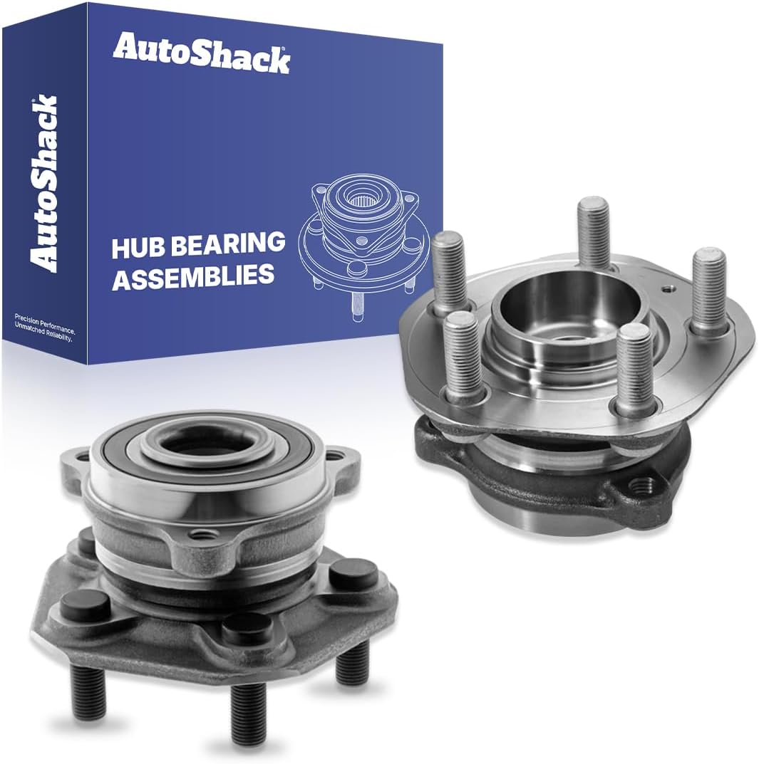 AutoShack Front or Rear Wheel Hub Bearing Assemblies Left & Right with ABS Replacement for 2018-2024 Tesla 3 2020-2024 Tesla Y 2-PC Set