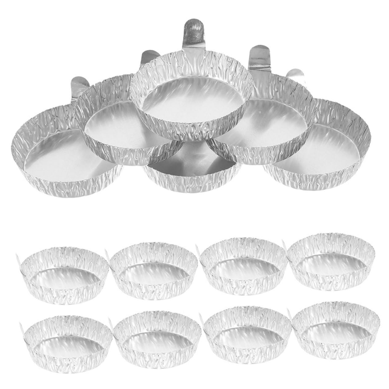 Laborwägeschalen Silber aus Aluminiumfolie 200 Stück 42ml