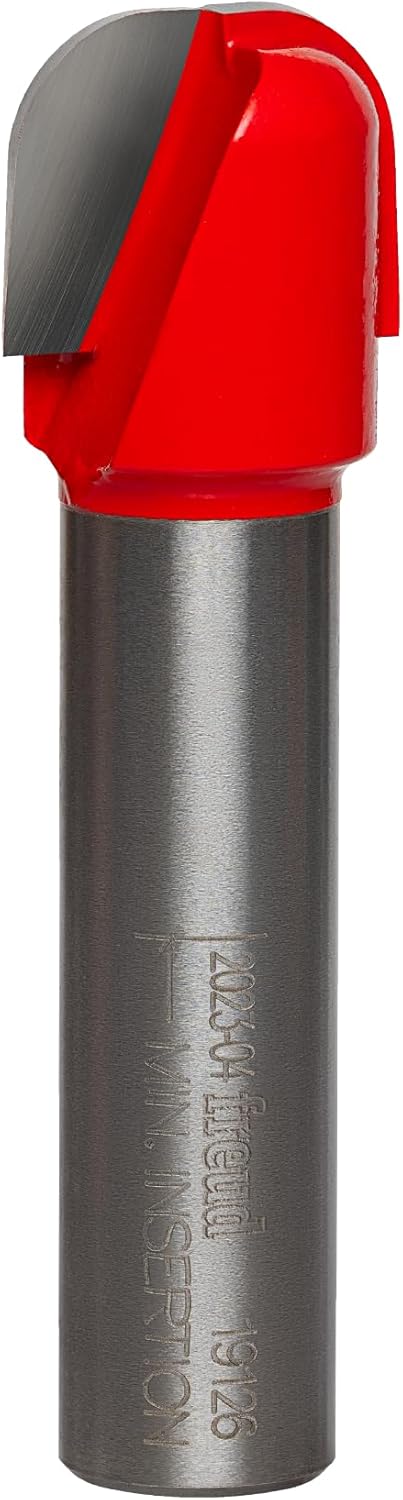 Freud 19-126: 1/4" Radius Dish Carving Bit with 1/2" Shank