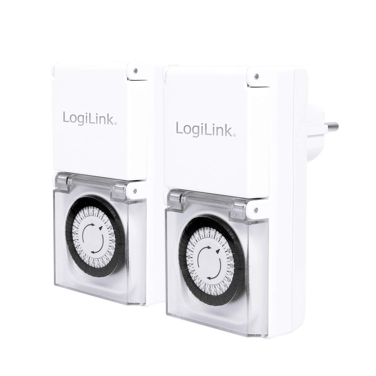 LogiLink ET0006A Outdoor Mechanical Timer, front view