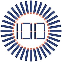 NIWWIN 100 Unids 7.2cm Relleno Foam Darts Bullet para Nerf