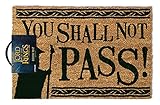 empireposter Herr der Ringe - You Shall Not Pass - Kokosfaser Fußmatte - Größe 60x40 cm