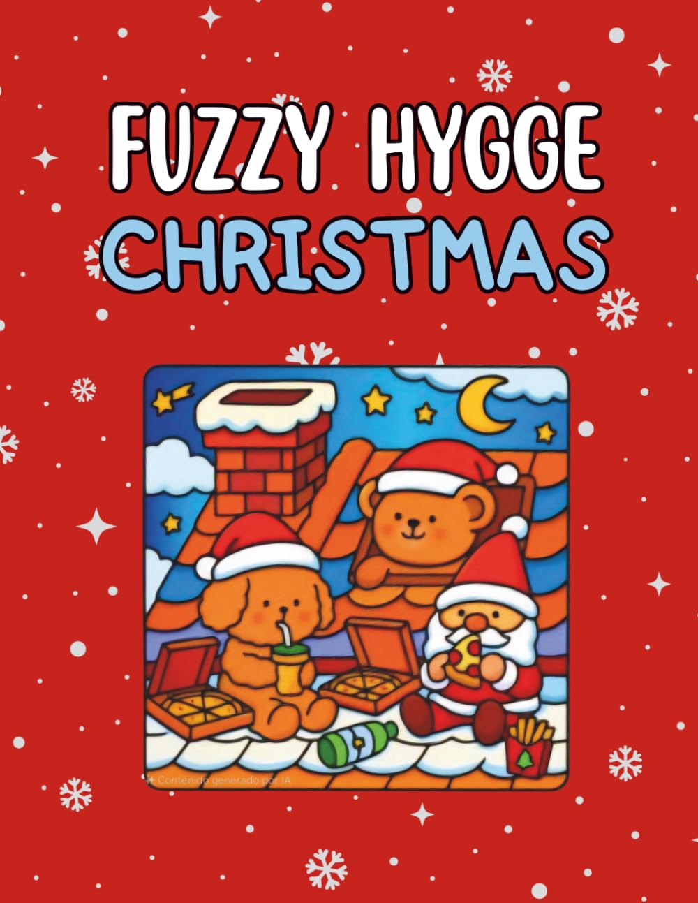 Fuzzy Hygge Christmas: Coloring book