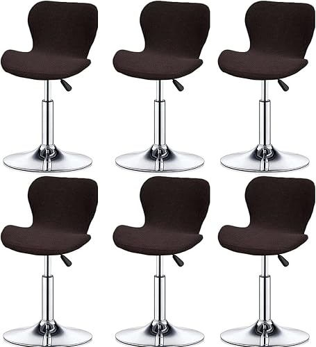 Juego de 1246 fundas giratorias curvadas de barcocina, fundas elásticas para taburete de bar, funda para taburete de bar, funda para silla de bar,