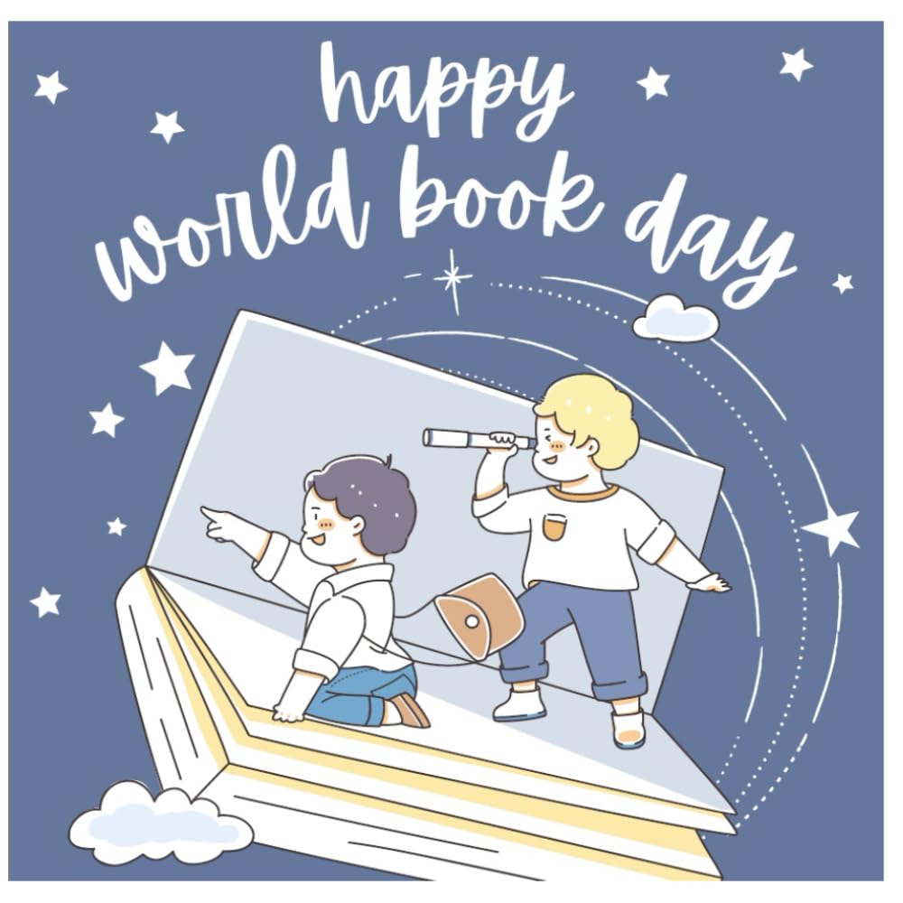 Happy World Book Day Coloring Book for Kids