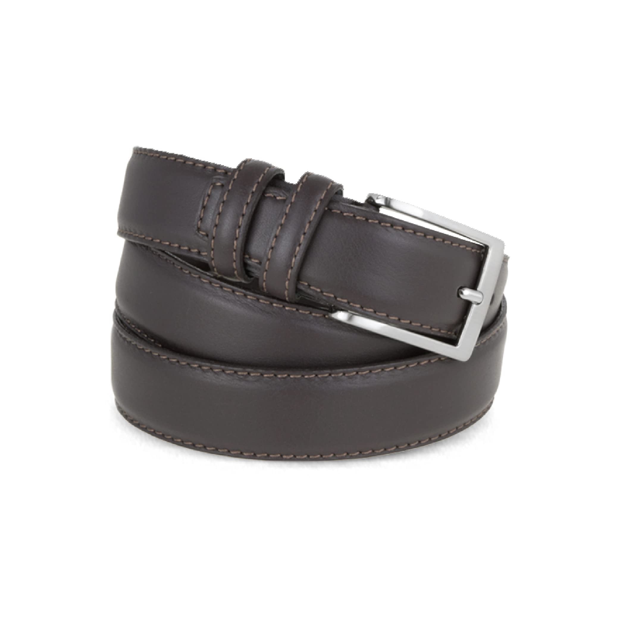 La Bottega del Calzolaio cintura uomo in pelle classica elegante artigianale made in Italy 3,5 cm, resistente, versatile e adatta a ogni occasione