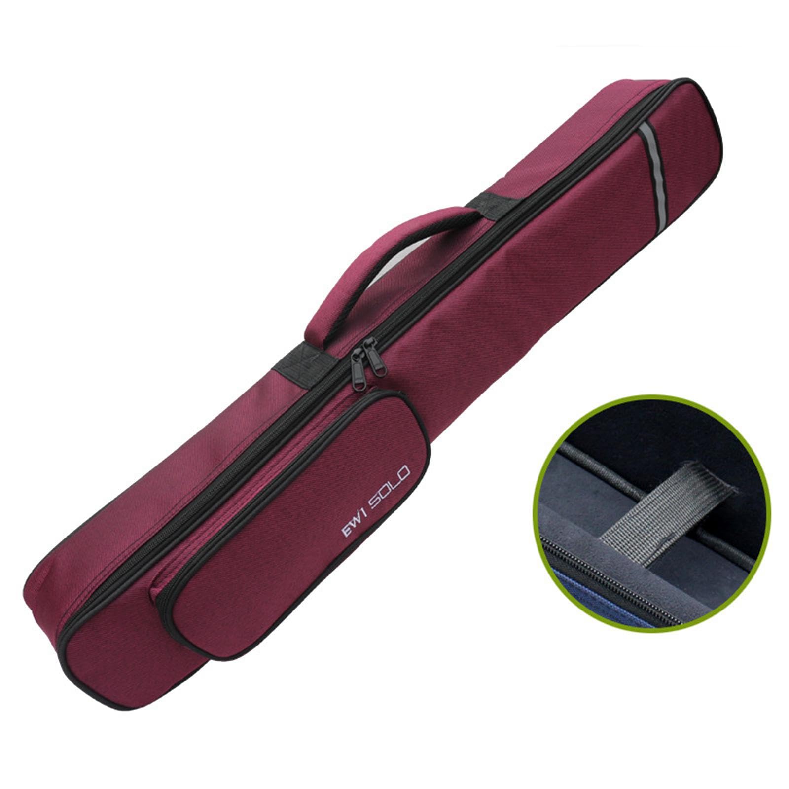 Funda Protectora para Saxofón Soprano, Resistente Al Agua Y Ligera, Vino rojo