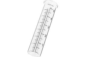 5 Inch Capacity Glass Replacement Tube for Rain Gauges