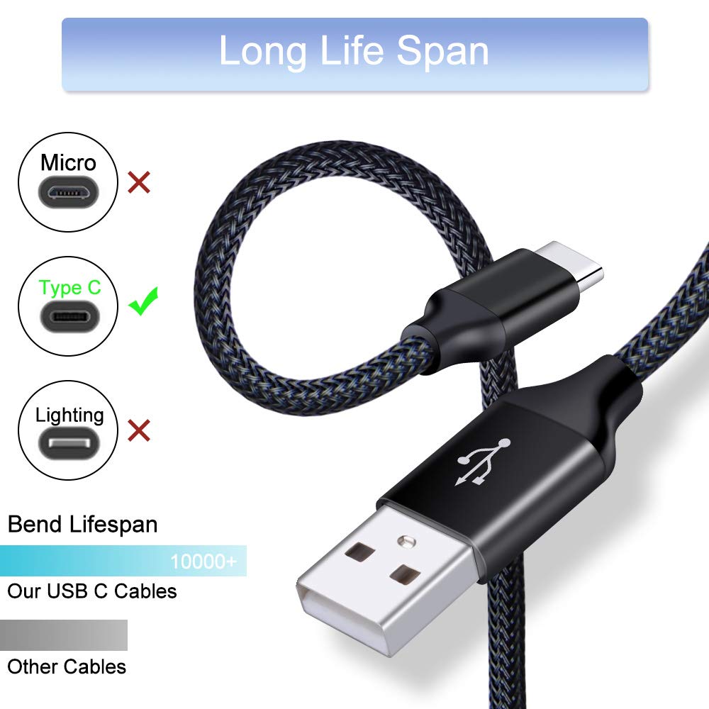 Car Charger Adapter+Quick Charge 3.0 Wall Charger Block Plug+6ft USB Type C Fast Charging Cable for Samsung Galaxy S25 S24 S23 S22 S21 S20 FE/Ultra/Plus 5G Note 20/10 Z Fold6/Flip6 A35 A16 A15 A54 A14