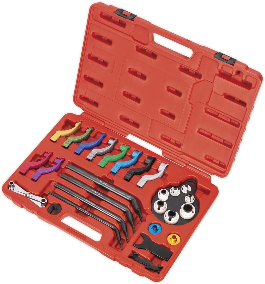 Sealey Fuel & Air Conditioning Disconnection Tool Set 27pc